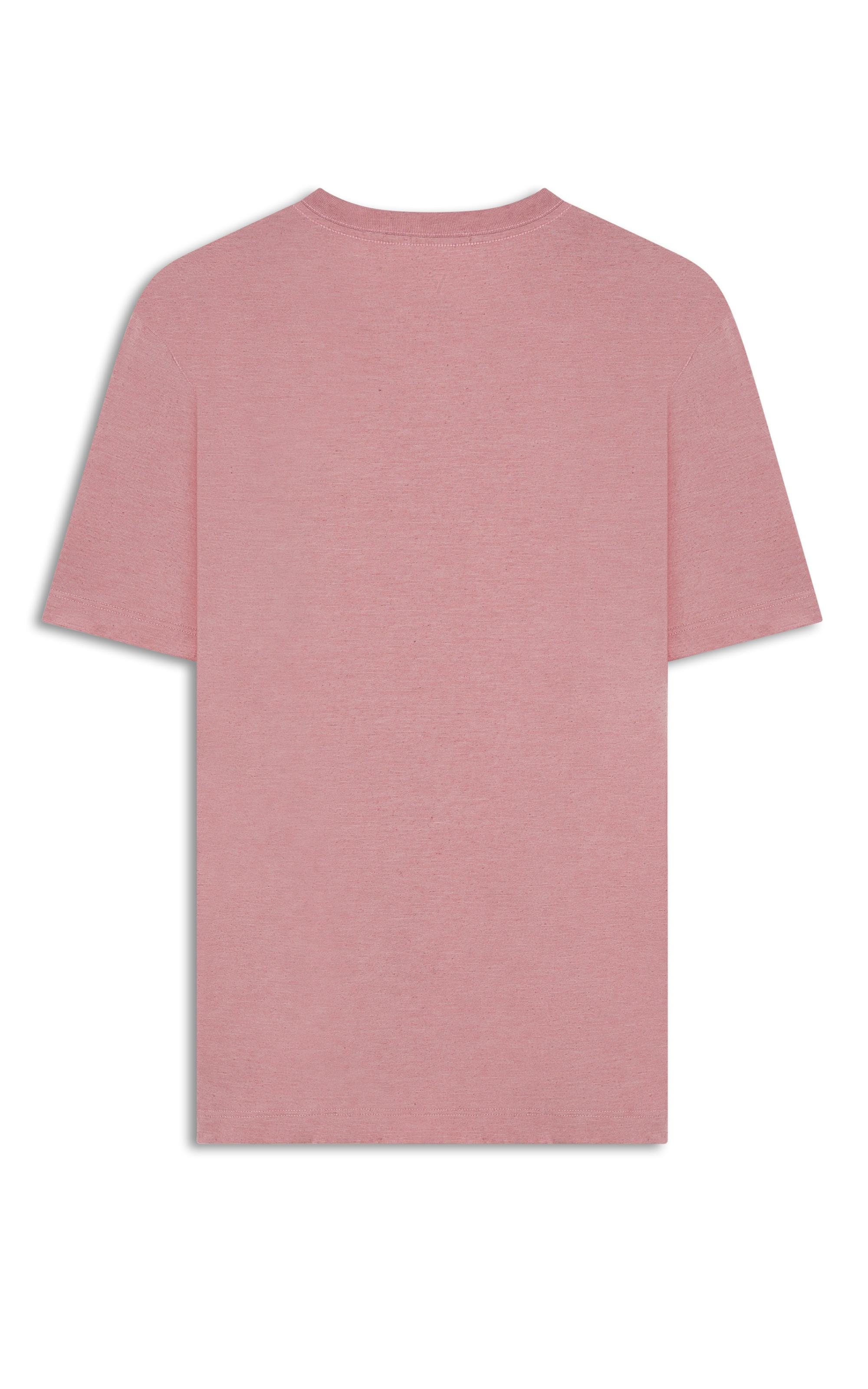 T-Shirt Linho Básica Rosa