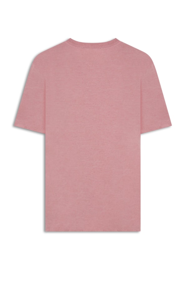T-Shirt Linho Básica Rosa