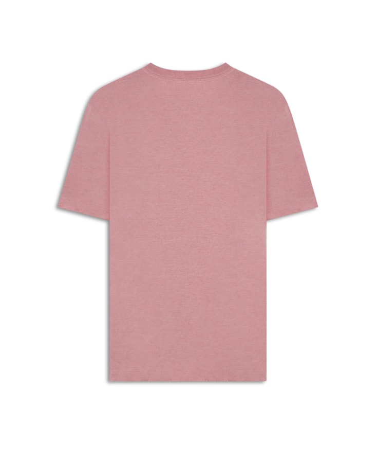 T-Shirt Linho Básica Rosa