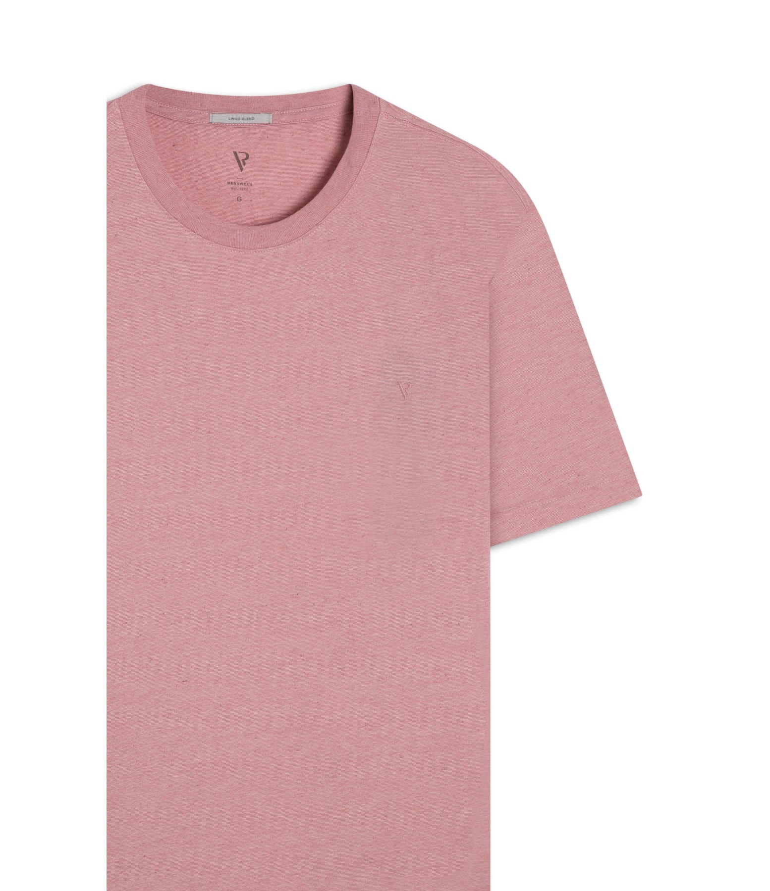 T-Shirt Linho Básica Rosa
