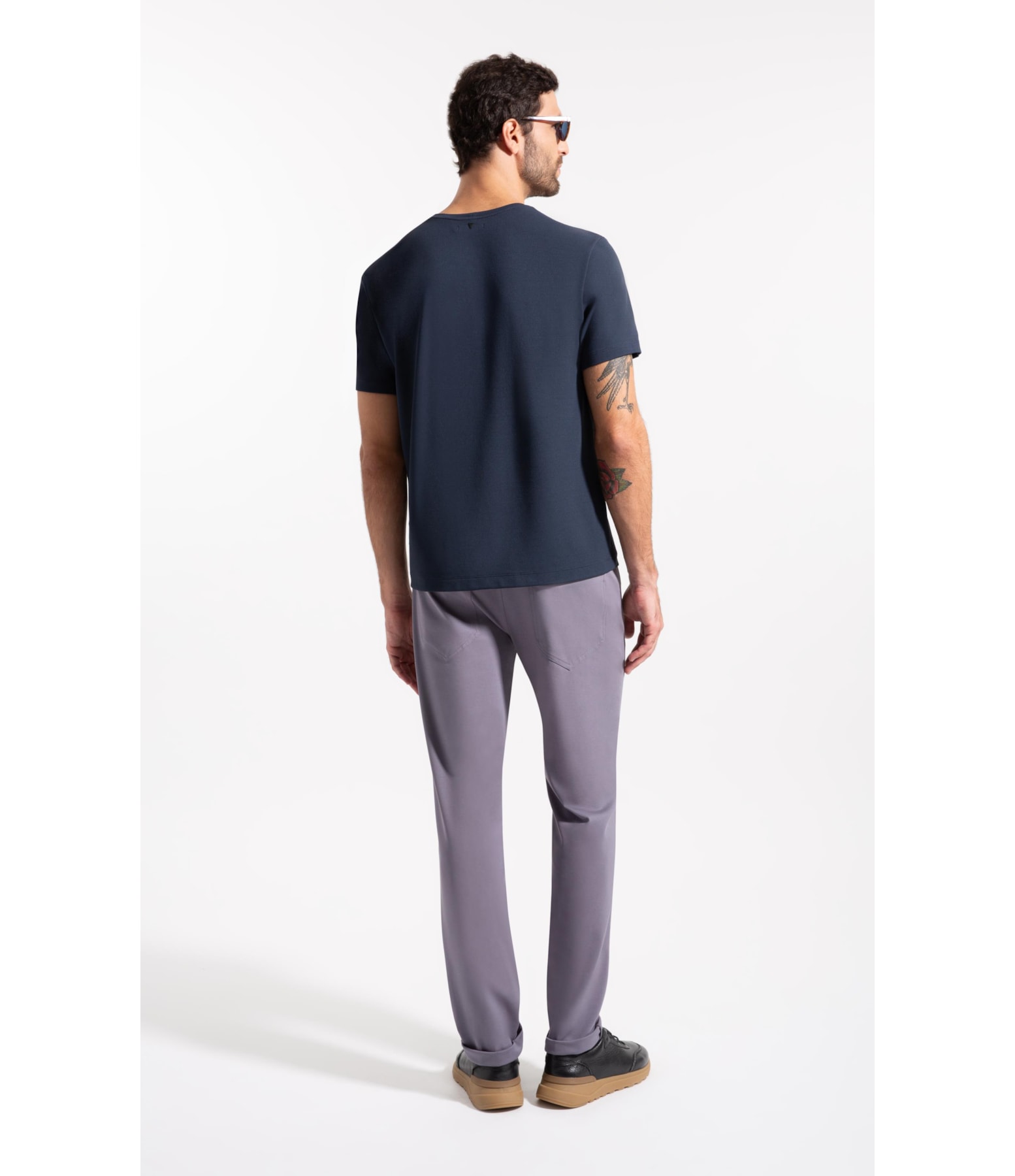 T-Shirt Malha Aston Dark Navy