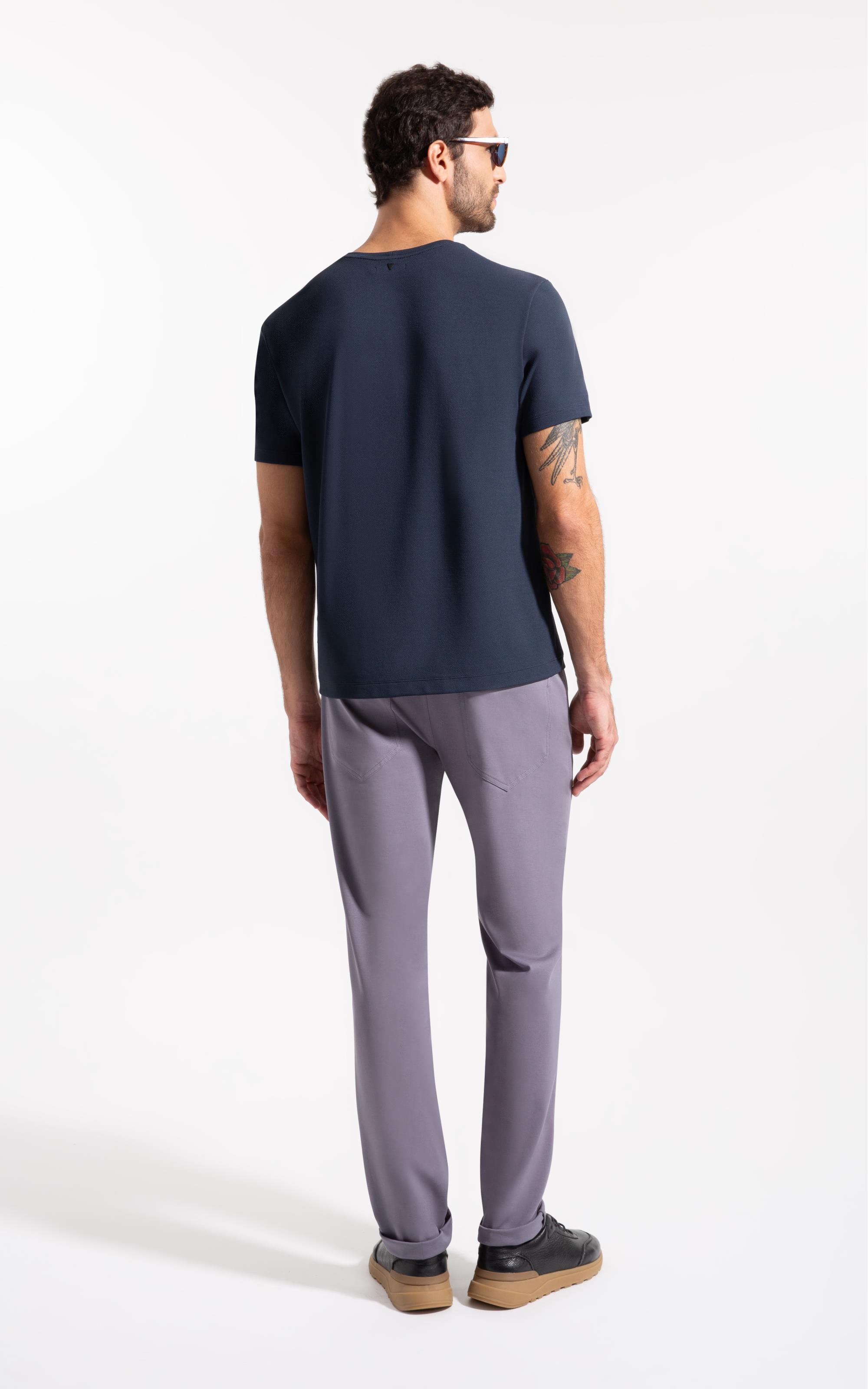 T-Shirt Malha Aston Dark Navy
