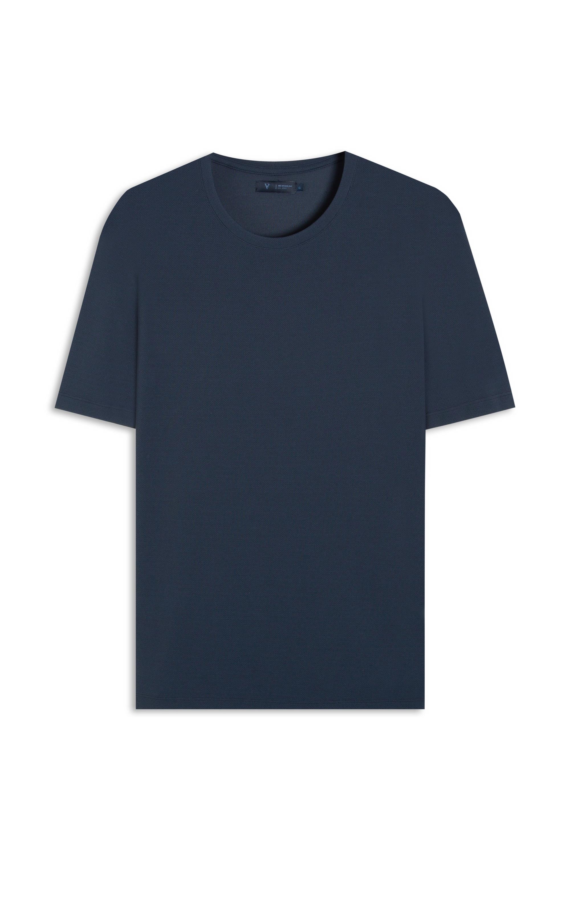 T-Shirt Malha Aston Dark Navy