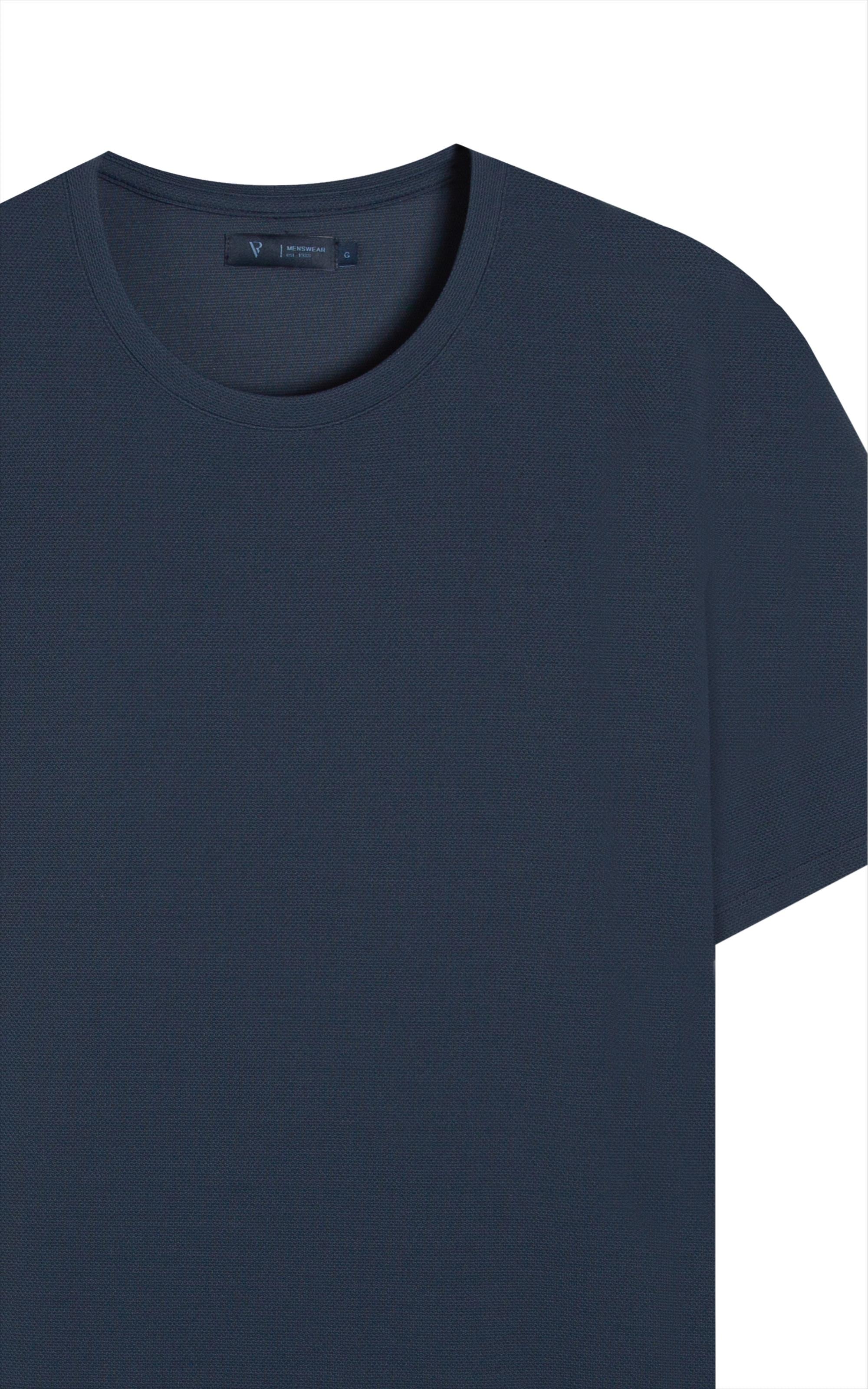 T-Shirt Malha Aston Dark Navy