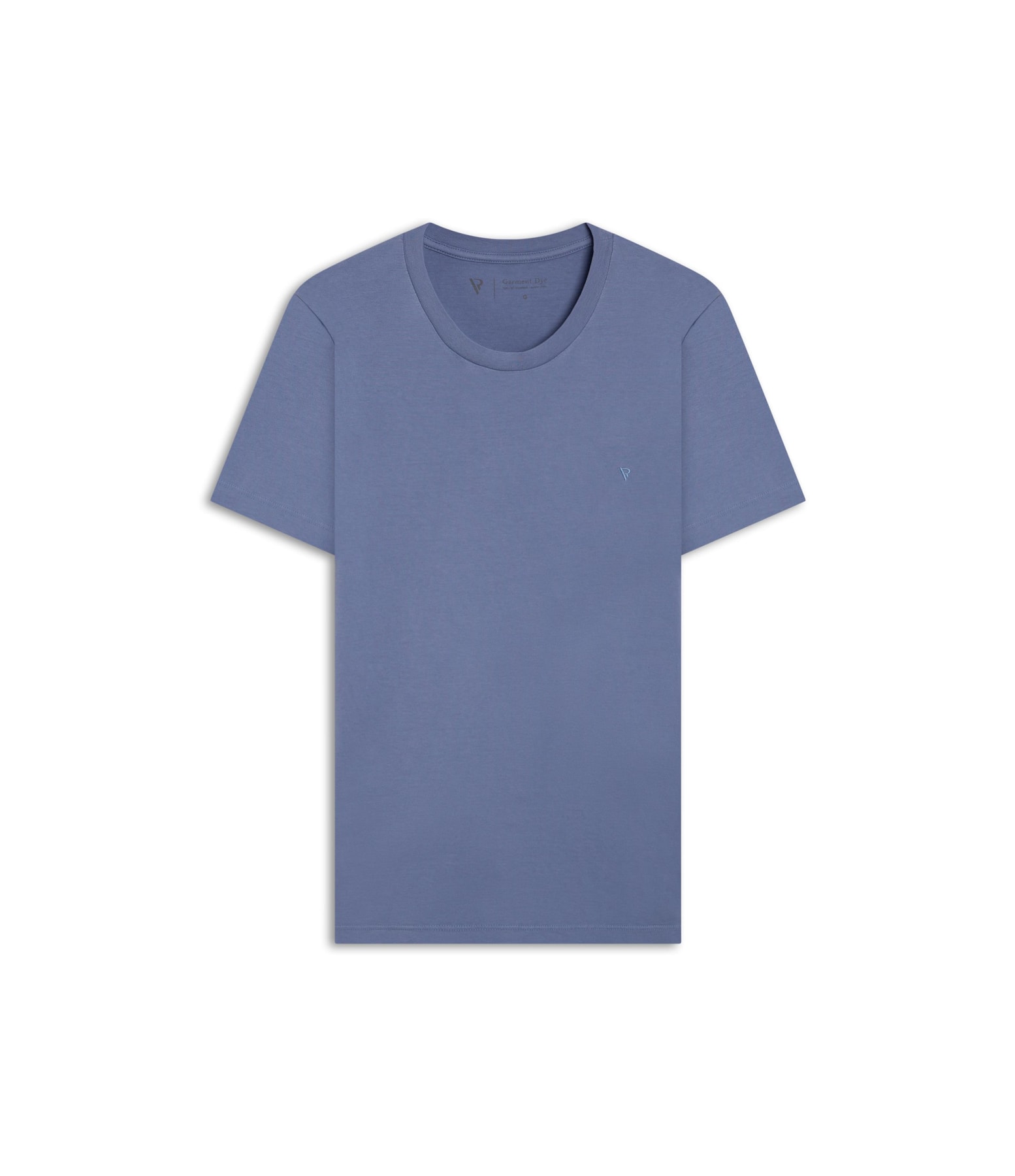 T-Shirt Malha Básica Azul Medio              