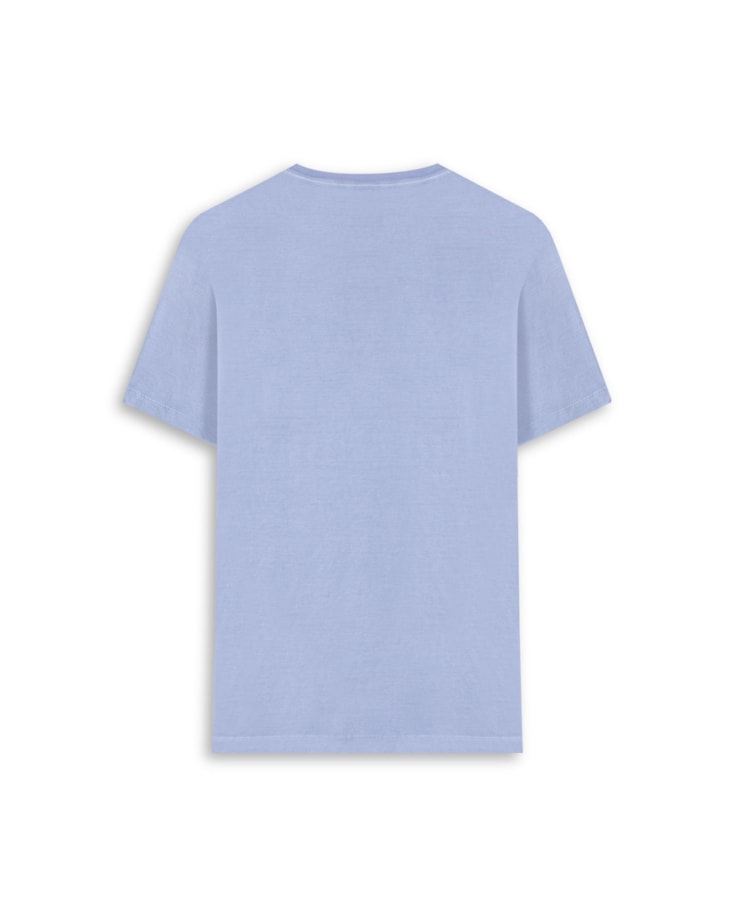 T-Shirt Malha Básica Azul Pervante