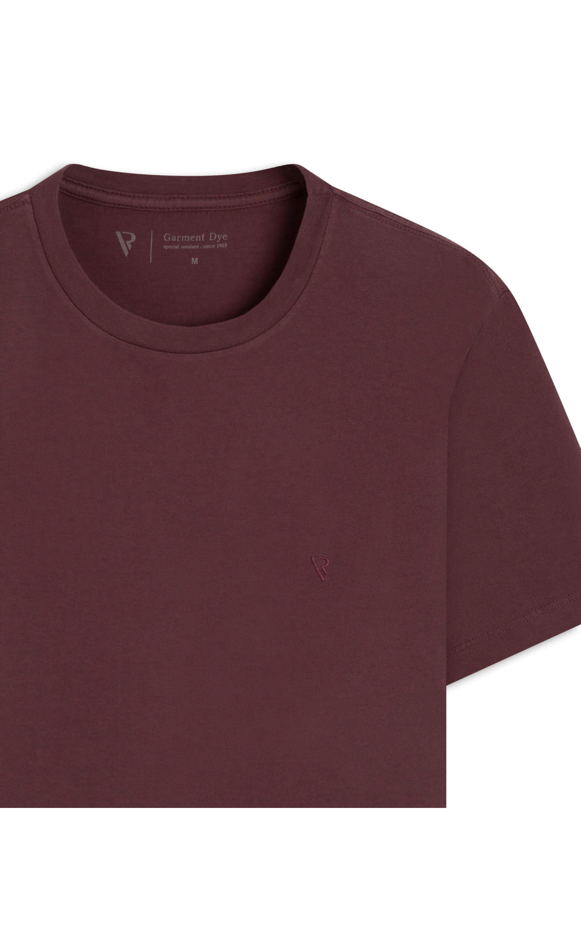 T-Shirt Malha Básica Bordeaux