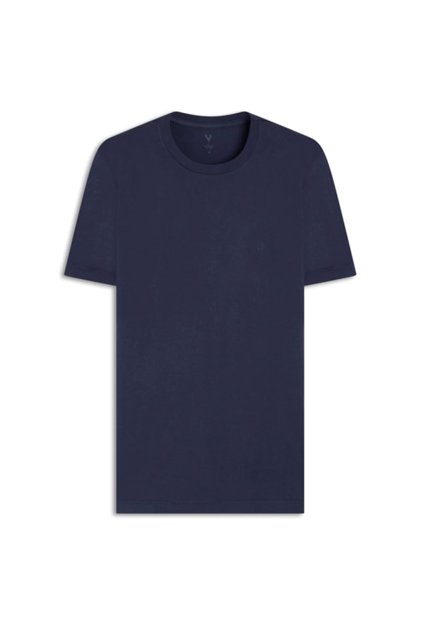T-Shirt Malha Básica Dark Navy