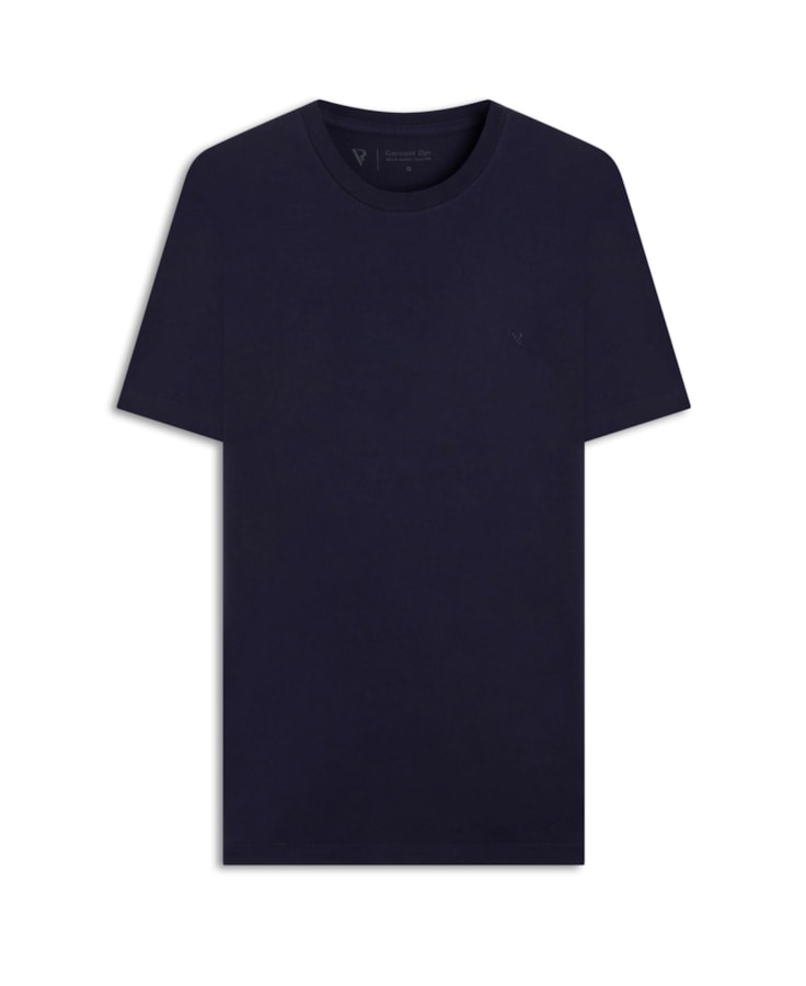 T-Shirt Malha Básica Dark Nay