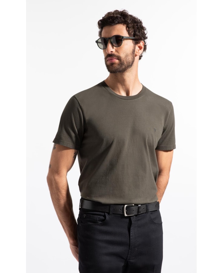 T-Shirt Malha Básica Floresta