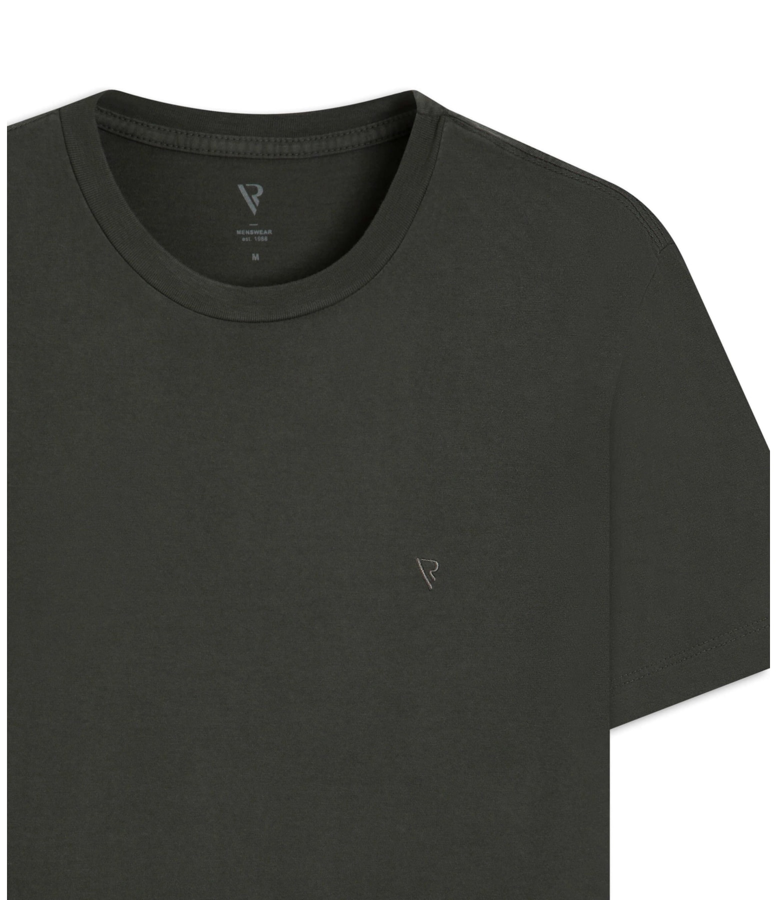 T-Shirt Malha Básica Musgo