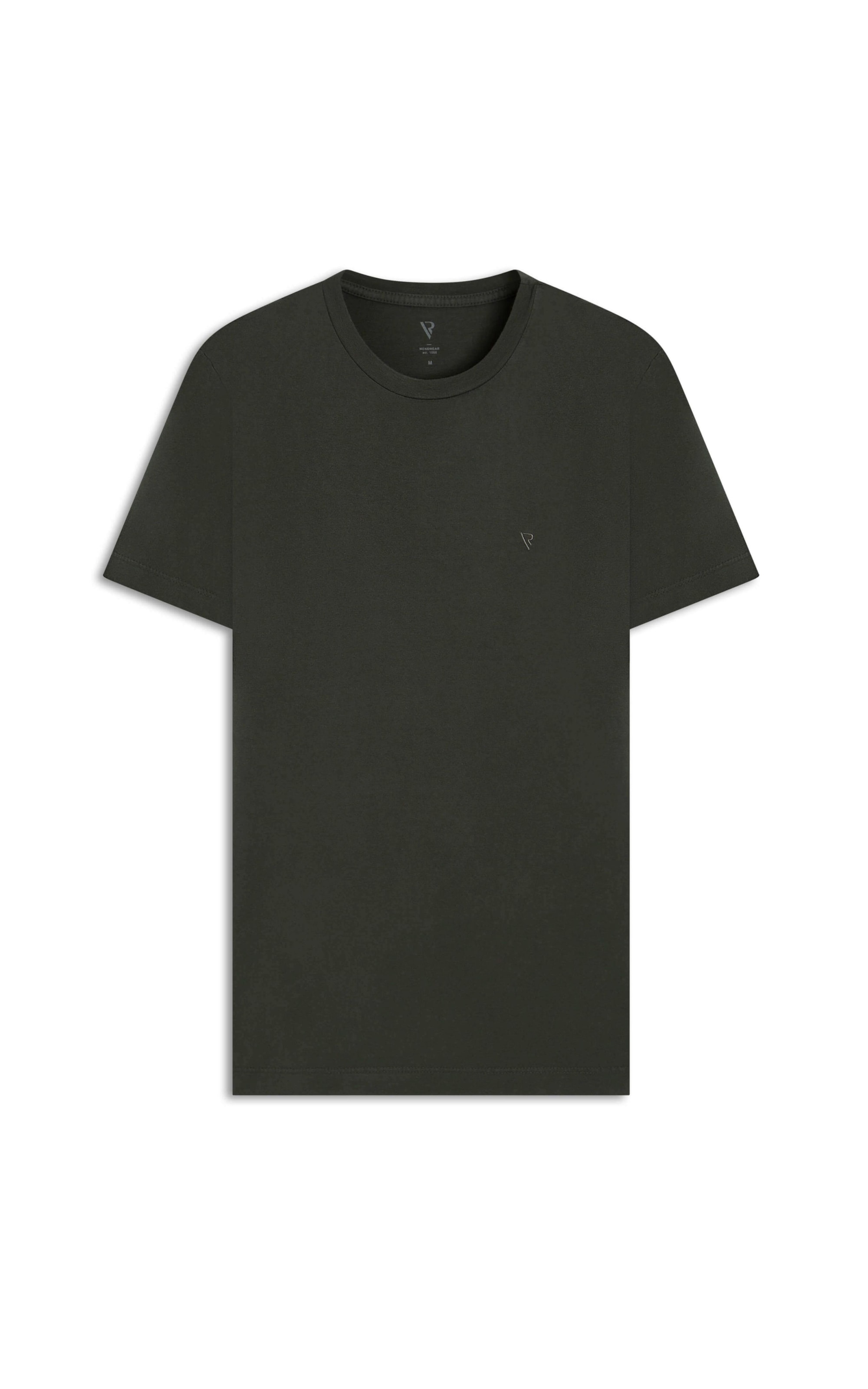 T-Shirt Malha Básica Musgo