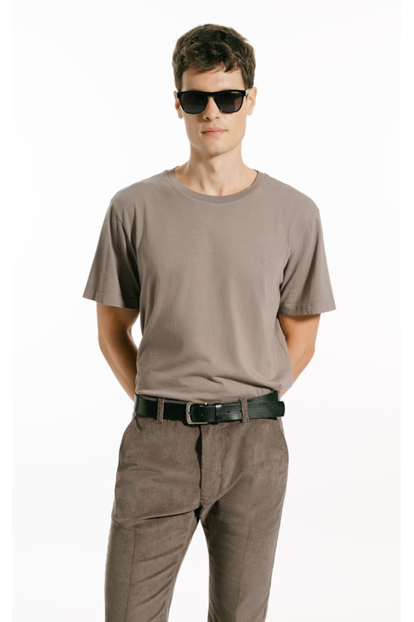 T-Shirt Malha Básica Niquel                      
