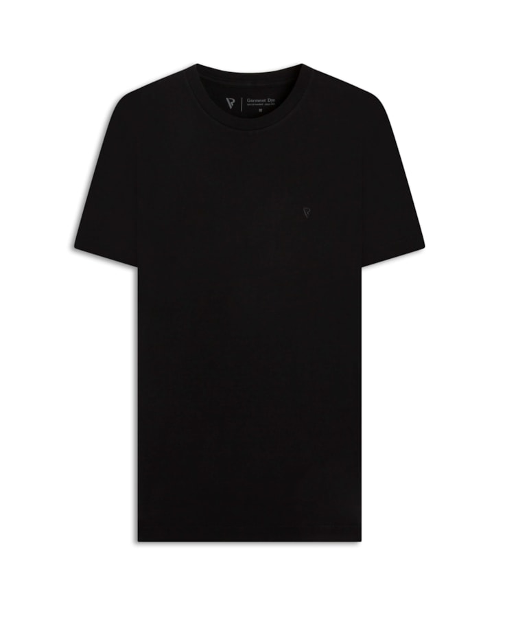 T-Shirt Malha Básica Preto