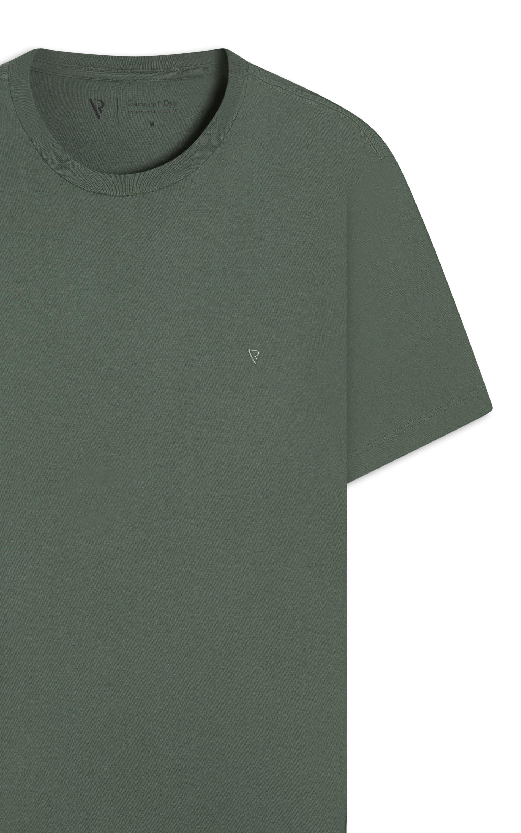 T-Shirt Malha Básica Verde Army