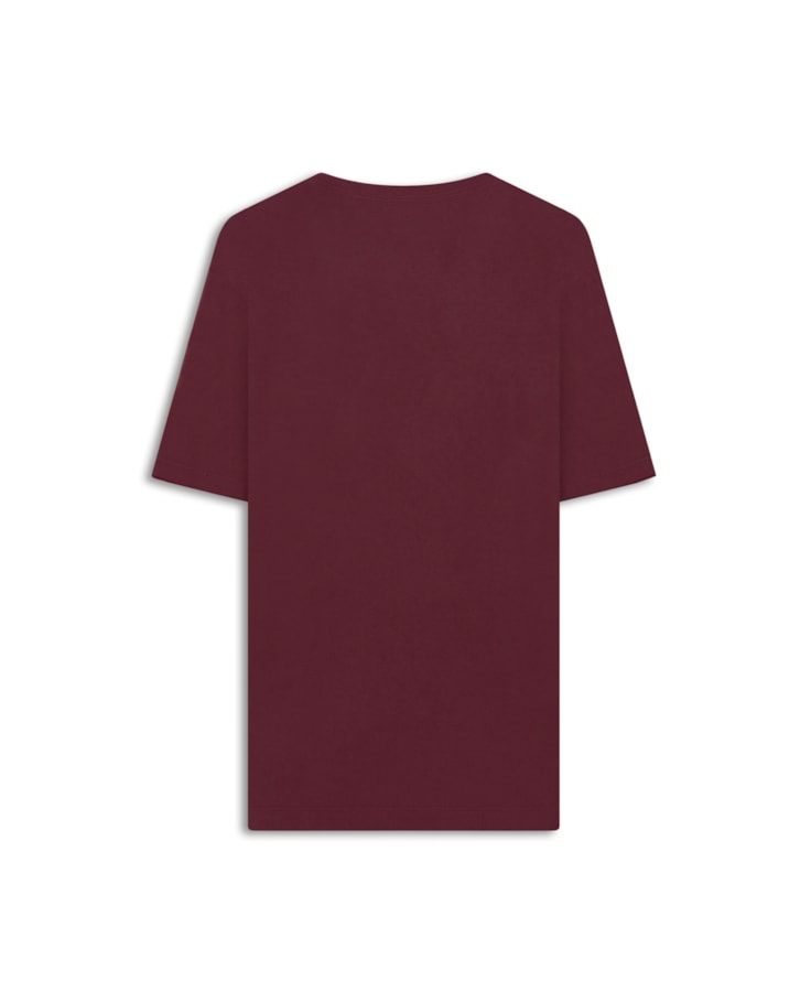 T-Shirt Malha Básica Vinho