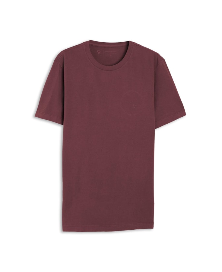 T-Shirt Malha Básica Vinho
