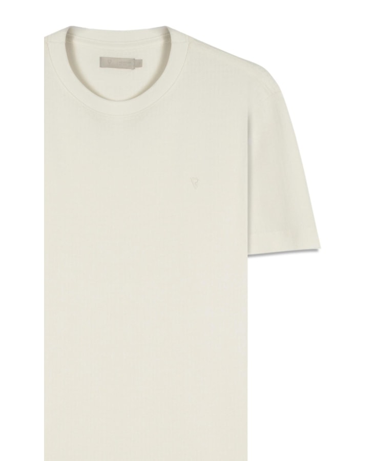 T-Shirt Malha Raio de Sol Off White