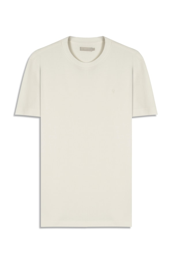T-Shirt Malha Raio de Sol Off White