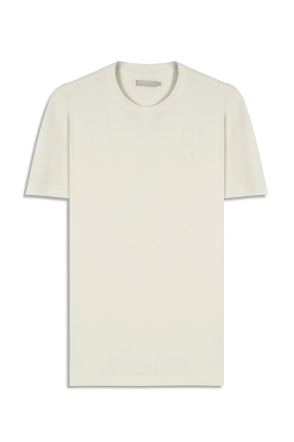 T-Shirt Malha Raio de Sol Off White