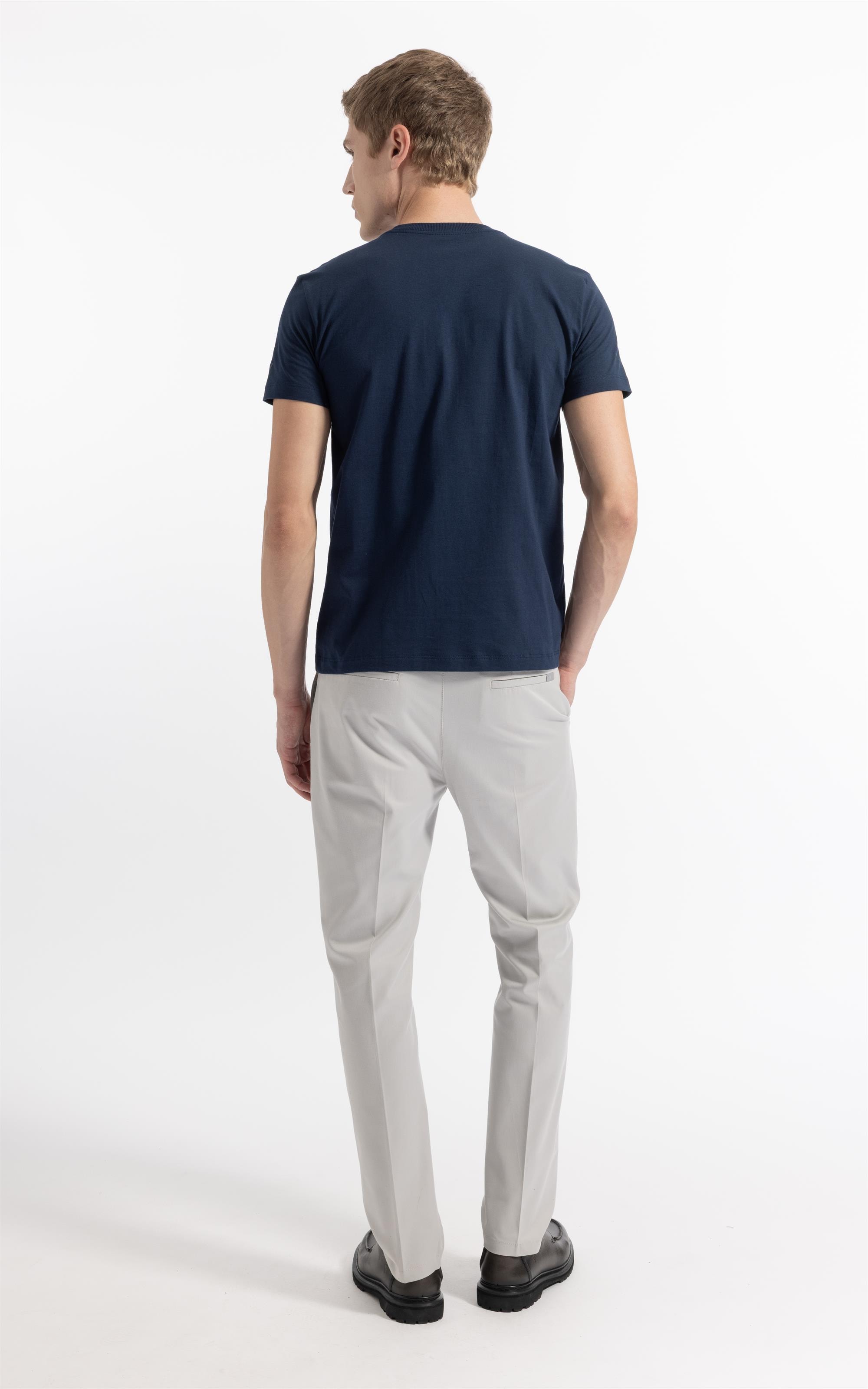 T-Shirt Mc Basic Cotton Ii Azul Medio