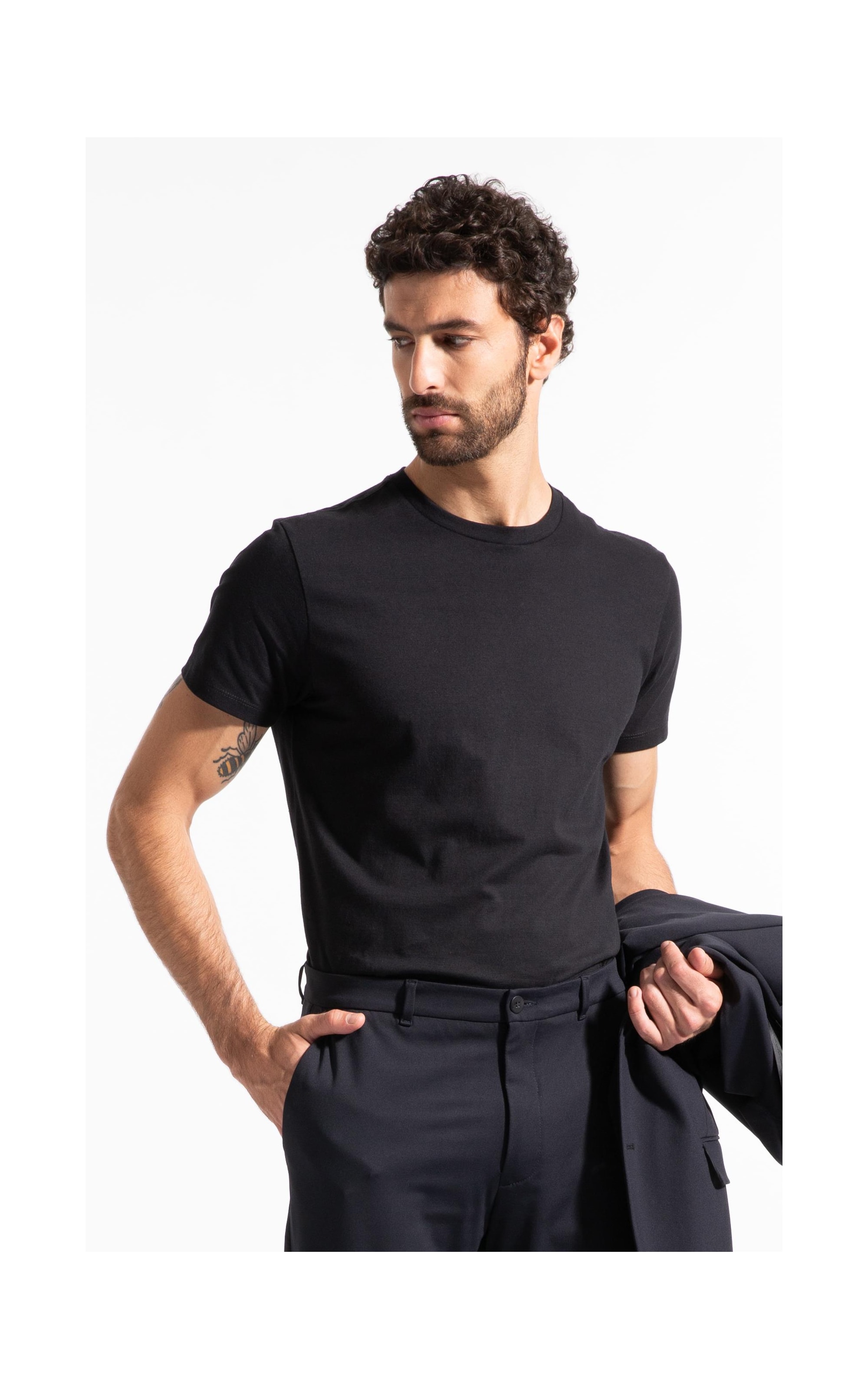 T-Shirt Mc Basic Cotton Ii Preto