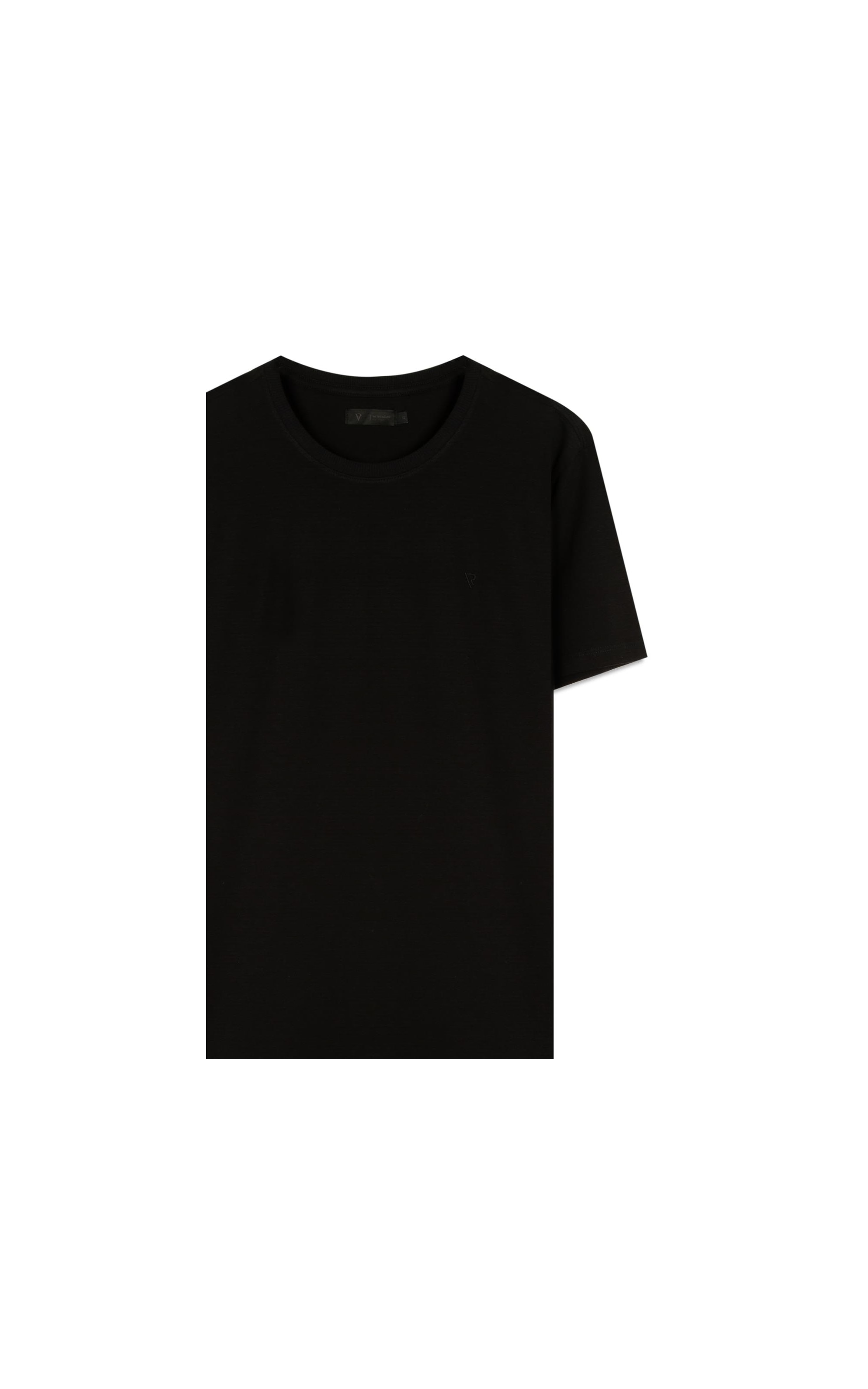 T-Shirt Mc Listrado Modal Classic Preto