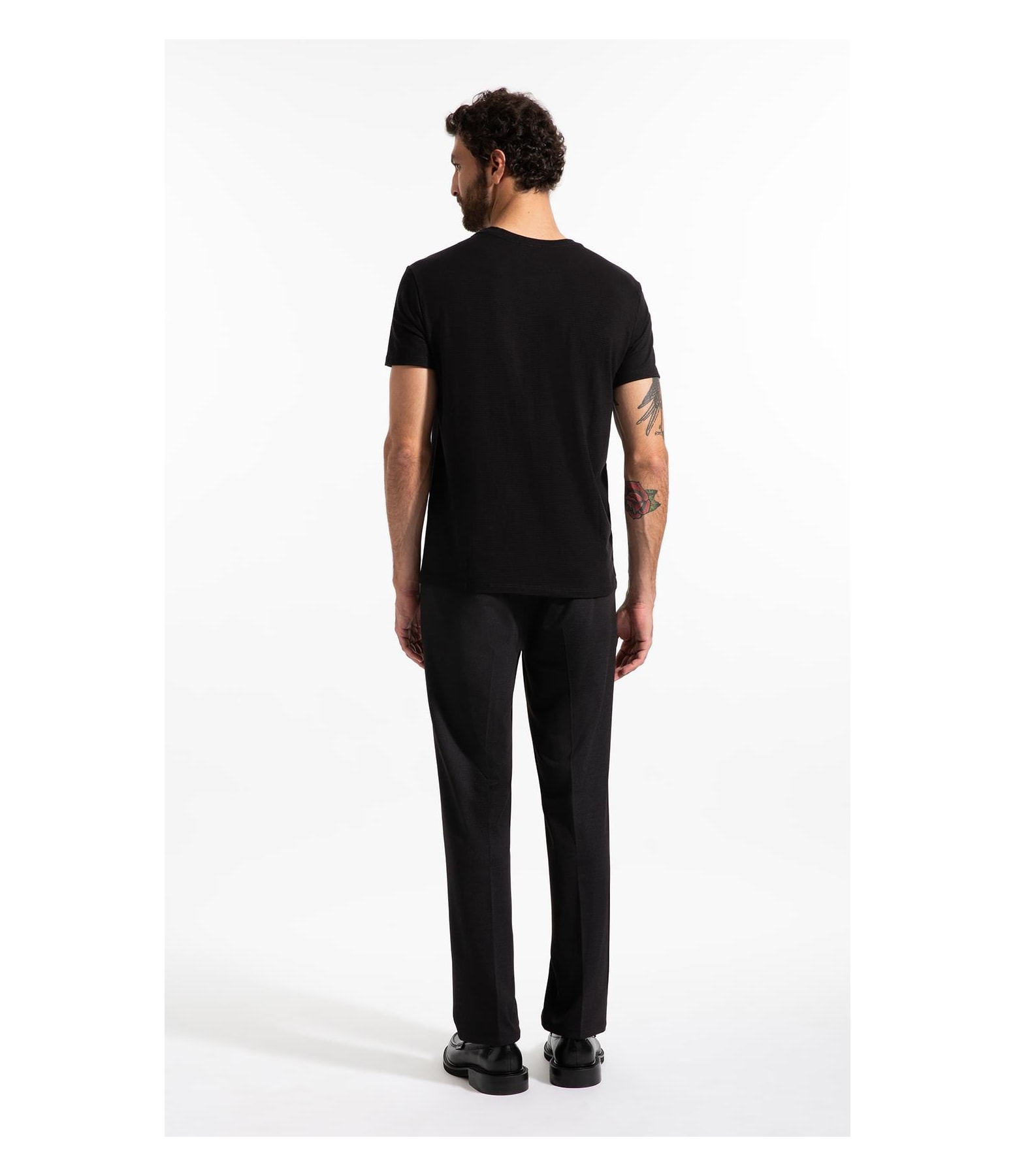 T-Shirt Mc Listrado Modal Classic Preto