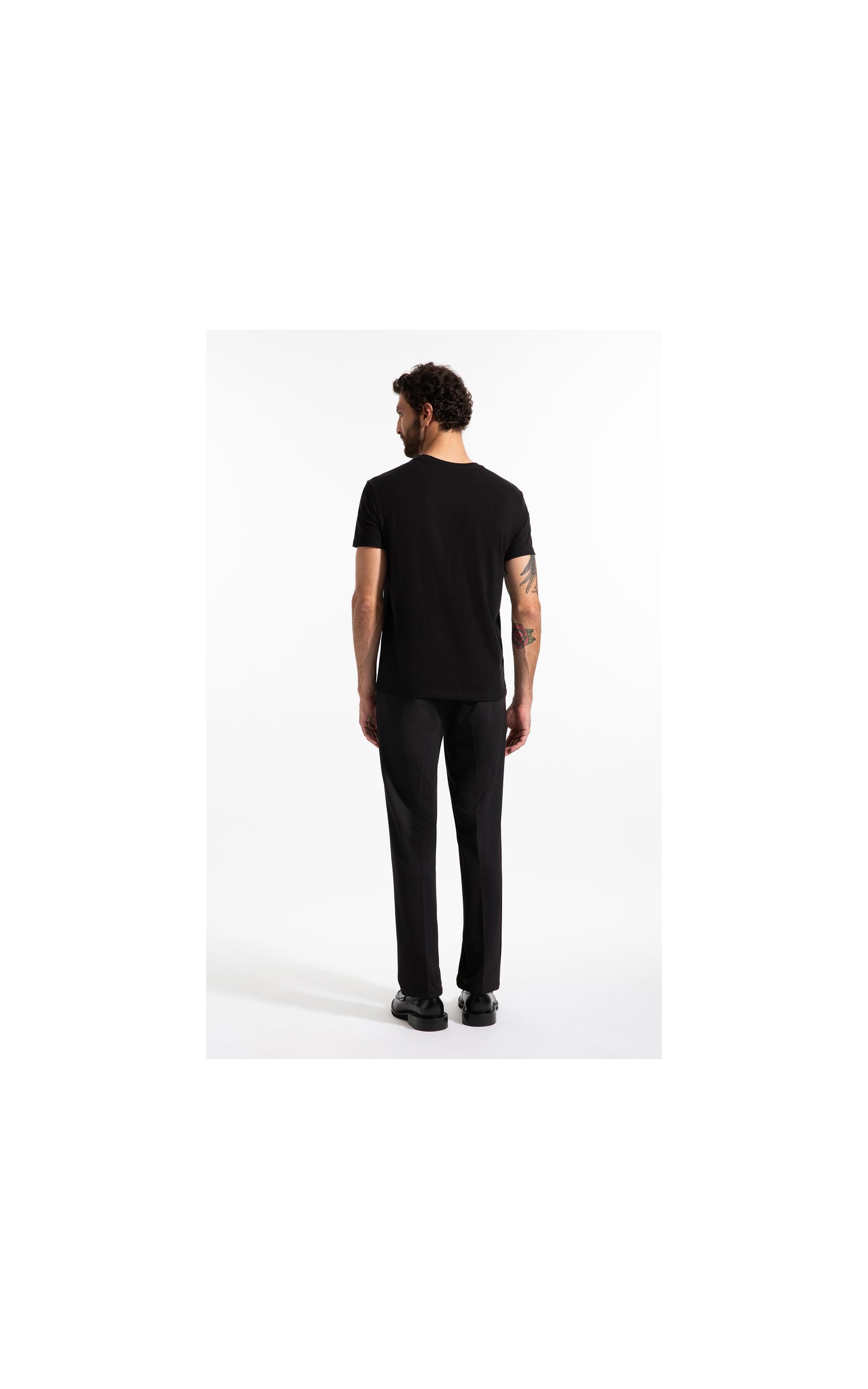 T-Shirt Mc Listrado Modal Classic Preto