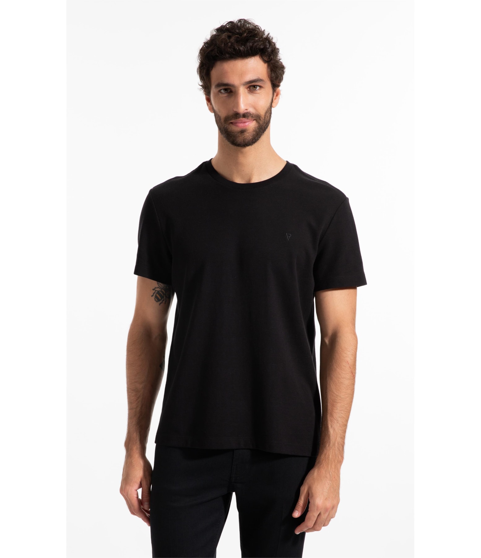 T-Shirt Mc Malha Dotti 3 Preto                                   