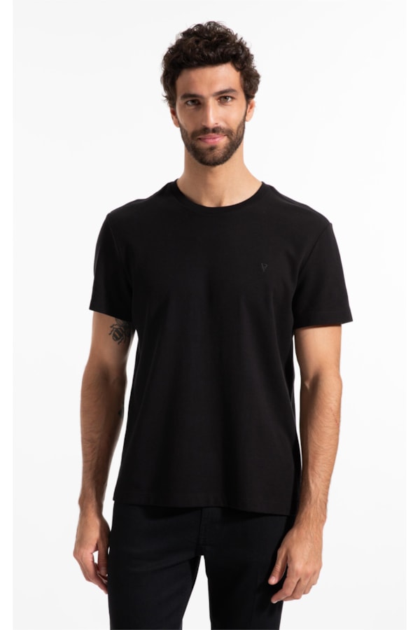 T-Shirt Mc Malha Dotti 3 Preto                                   