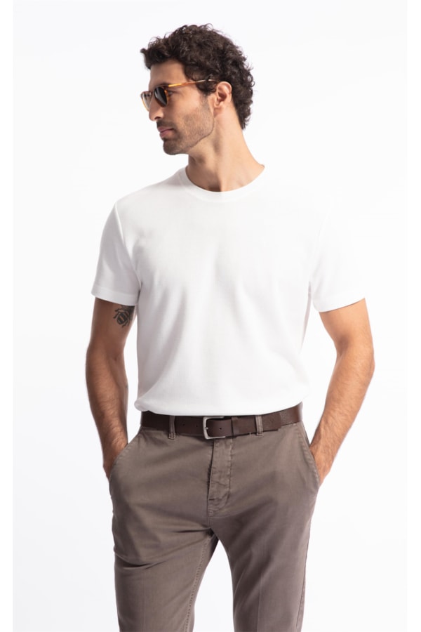T-Shirt Mc Malha Honey Off White                               