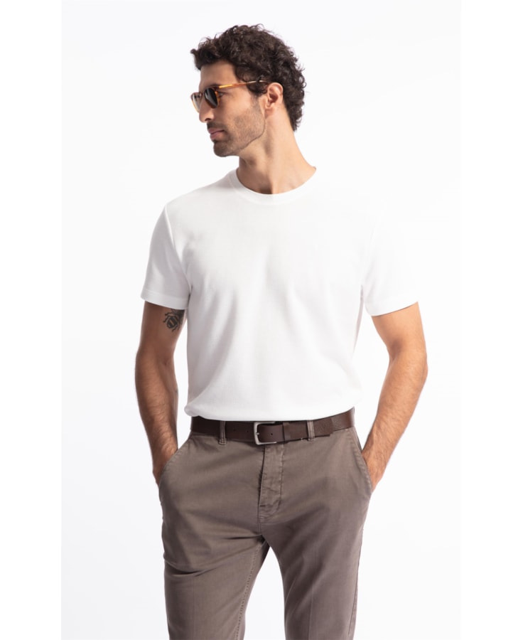 T-Shirt Mc Malha Honey Off White                               