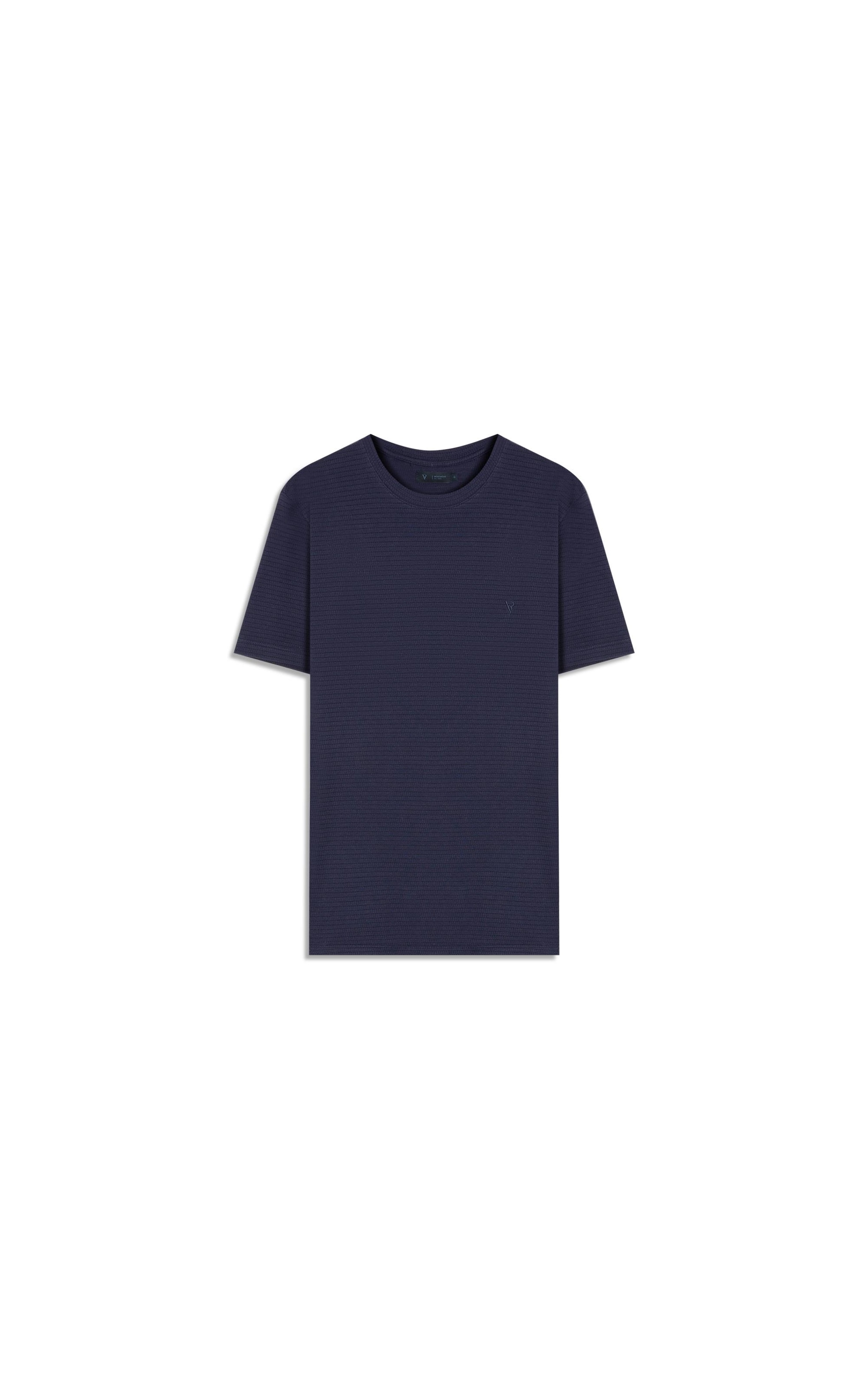 T-Shirt Mc Malha Tricot Puntili Dark Navy