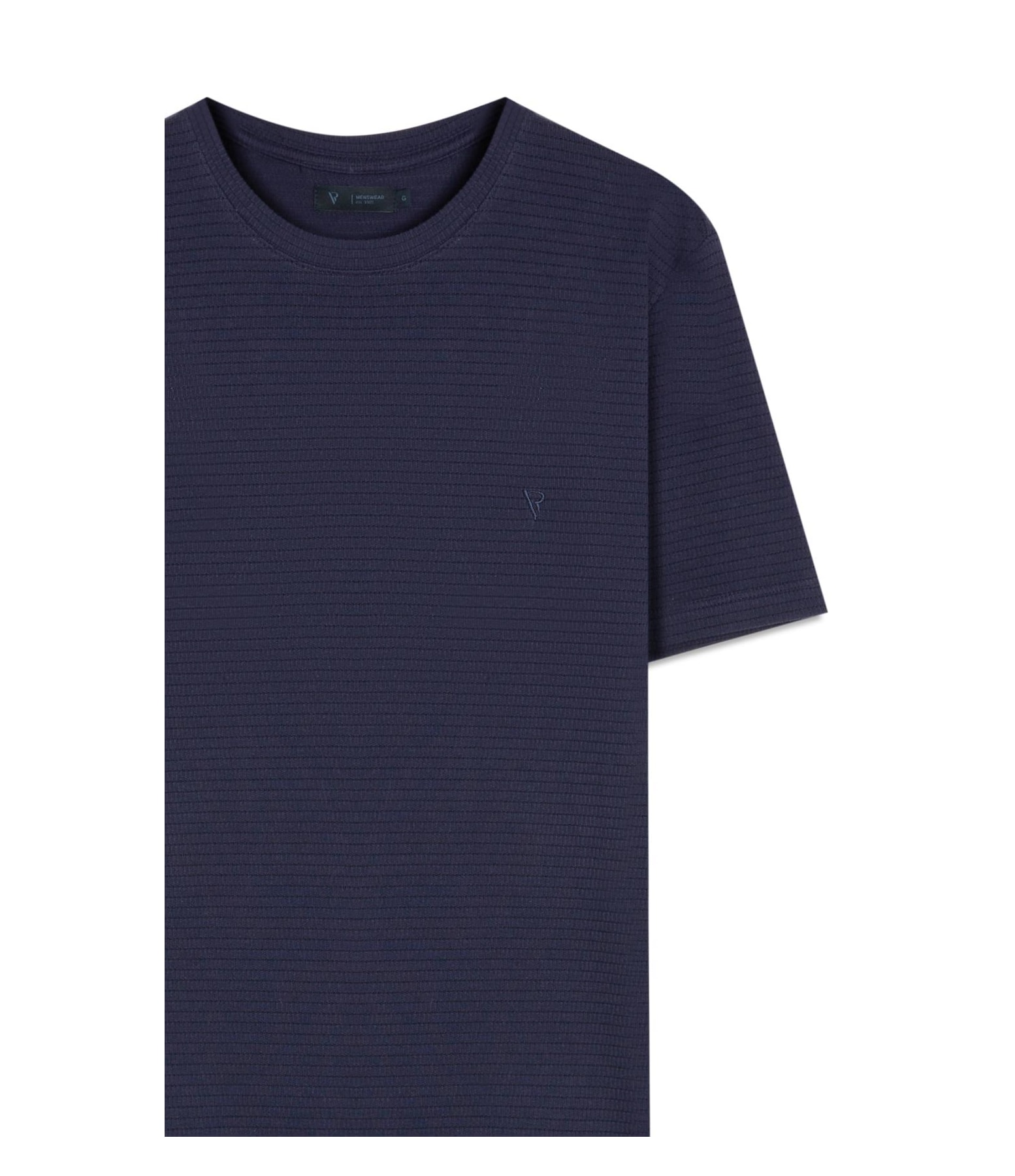 T-Shirt Mc Malha Tricot Puntili Dark Navy