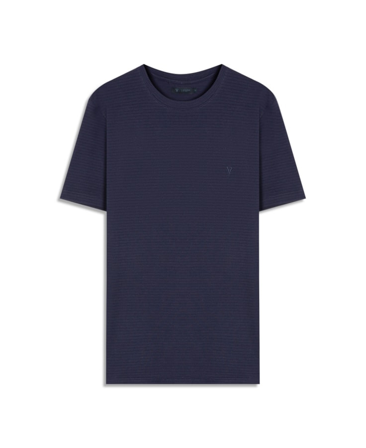 T-Shirt Mc Malha Tricot Puntili Dark Navy