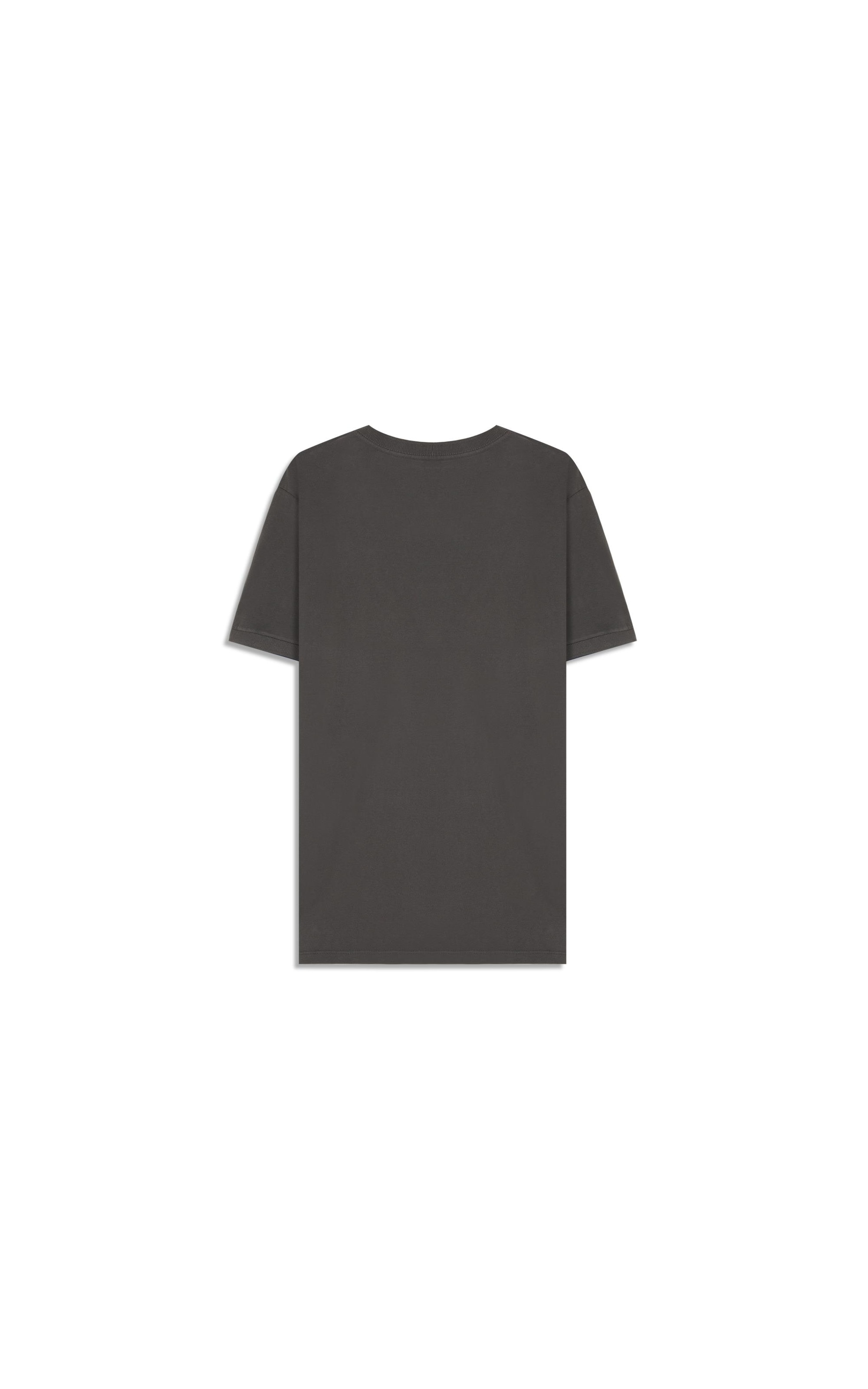 T-Shirt Mc Piquet Com Friso Cinza Medio