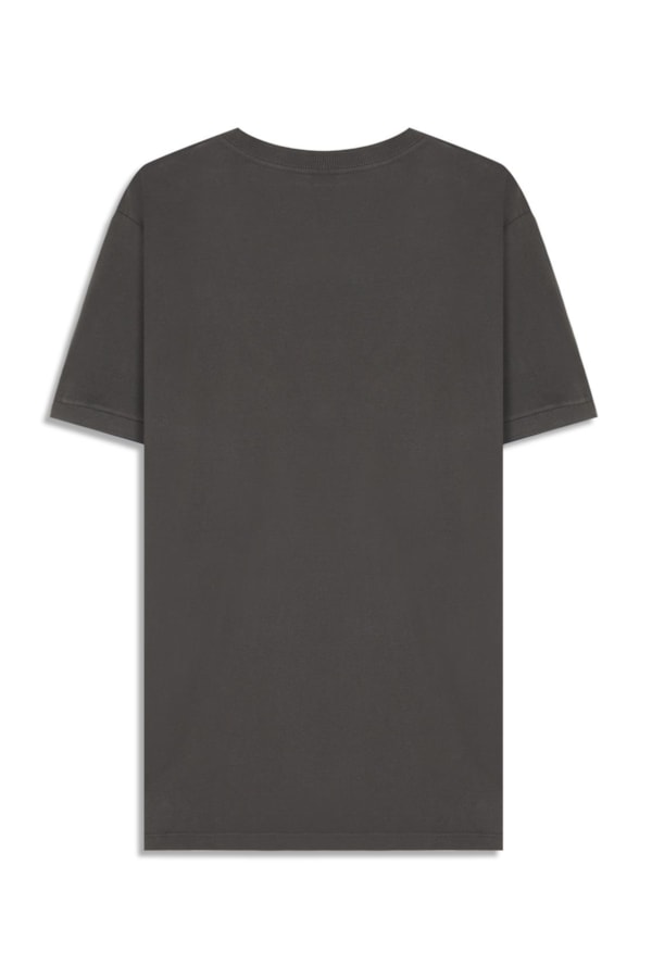 T-Shirt Mc Piquet Com Friso Cinza Medio