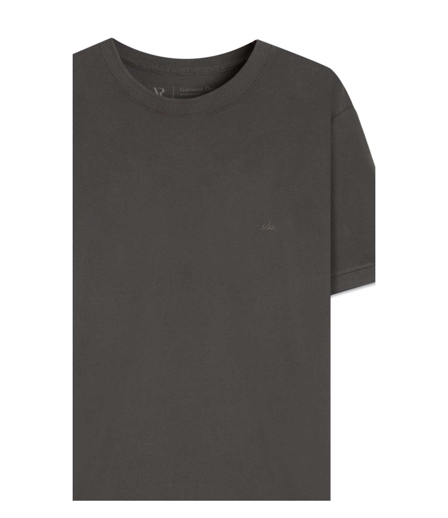 T-Shirt Mc Piquet Com Friso Cinza Medio