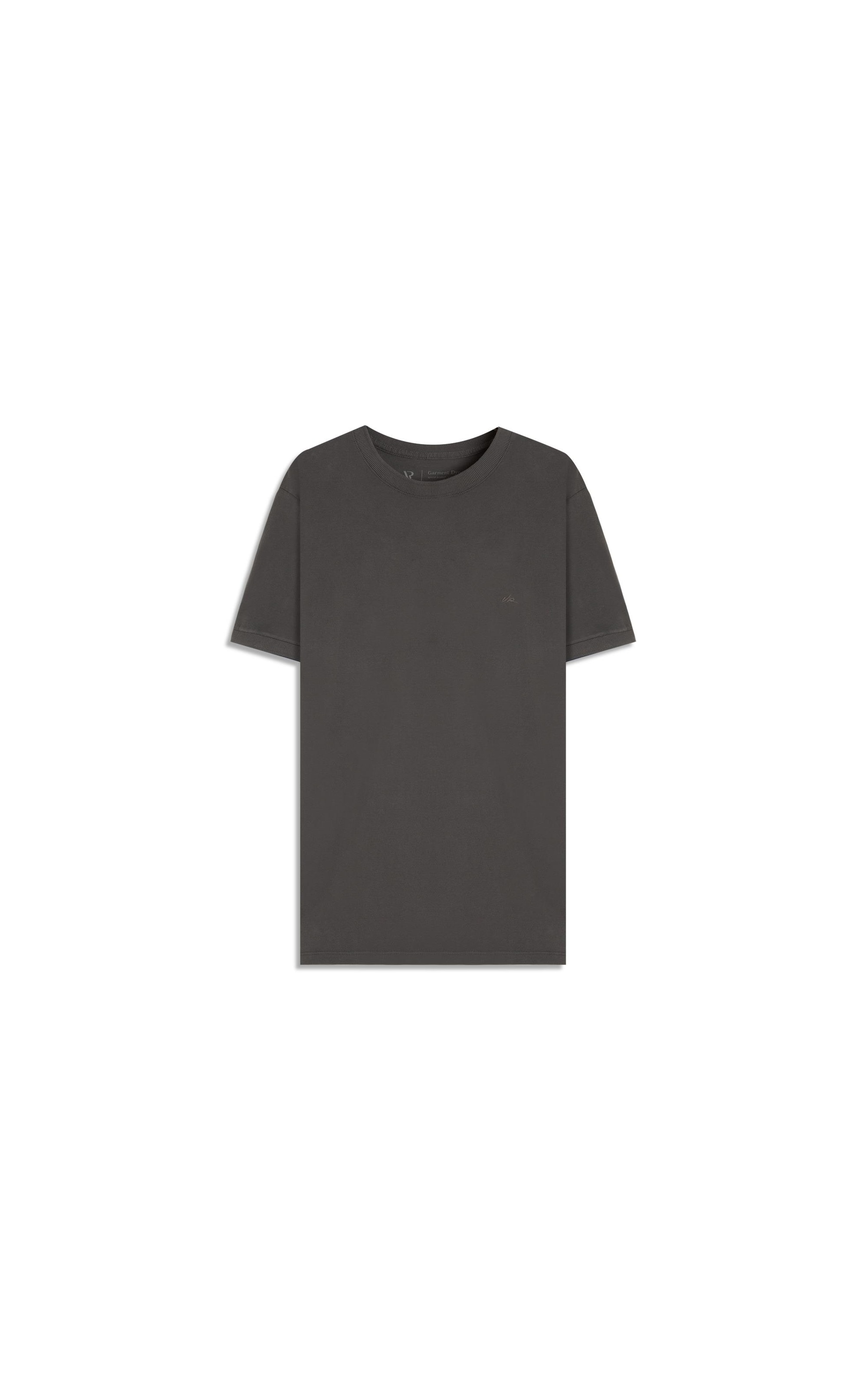 T-Shirt Mc Piquet Com Friso Cinza Medio