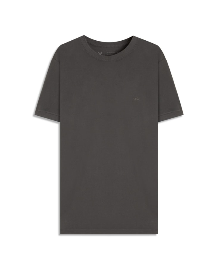 T-Shirt Mc Piquet Com Friso Cinza Medio