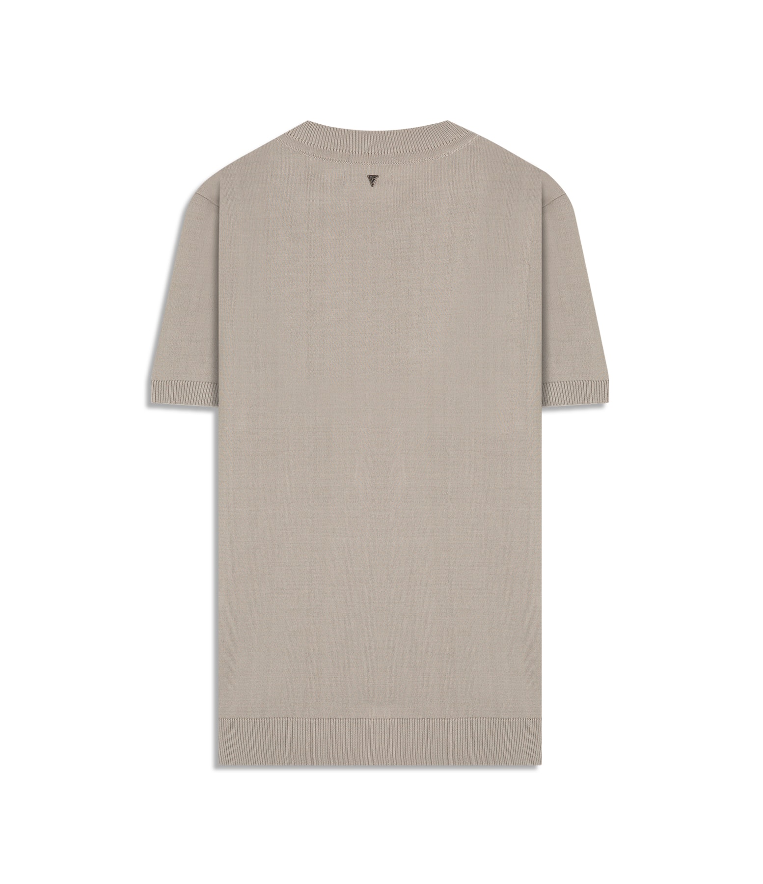 T-Shirt Mc Tricot Basic 1/2 Malha Cinza Claro