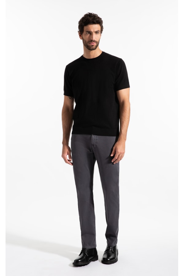 T-Shirt Mc Tricot Cashmere Like Preto