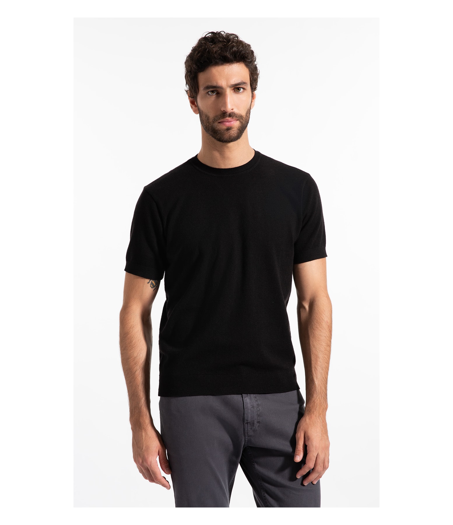T-Shirt Mc Tricot Cashmere Like Preto