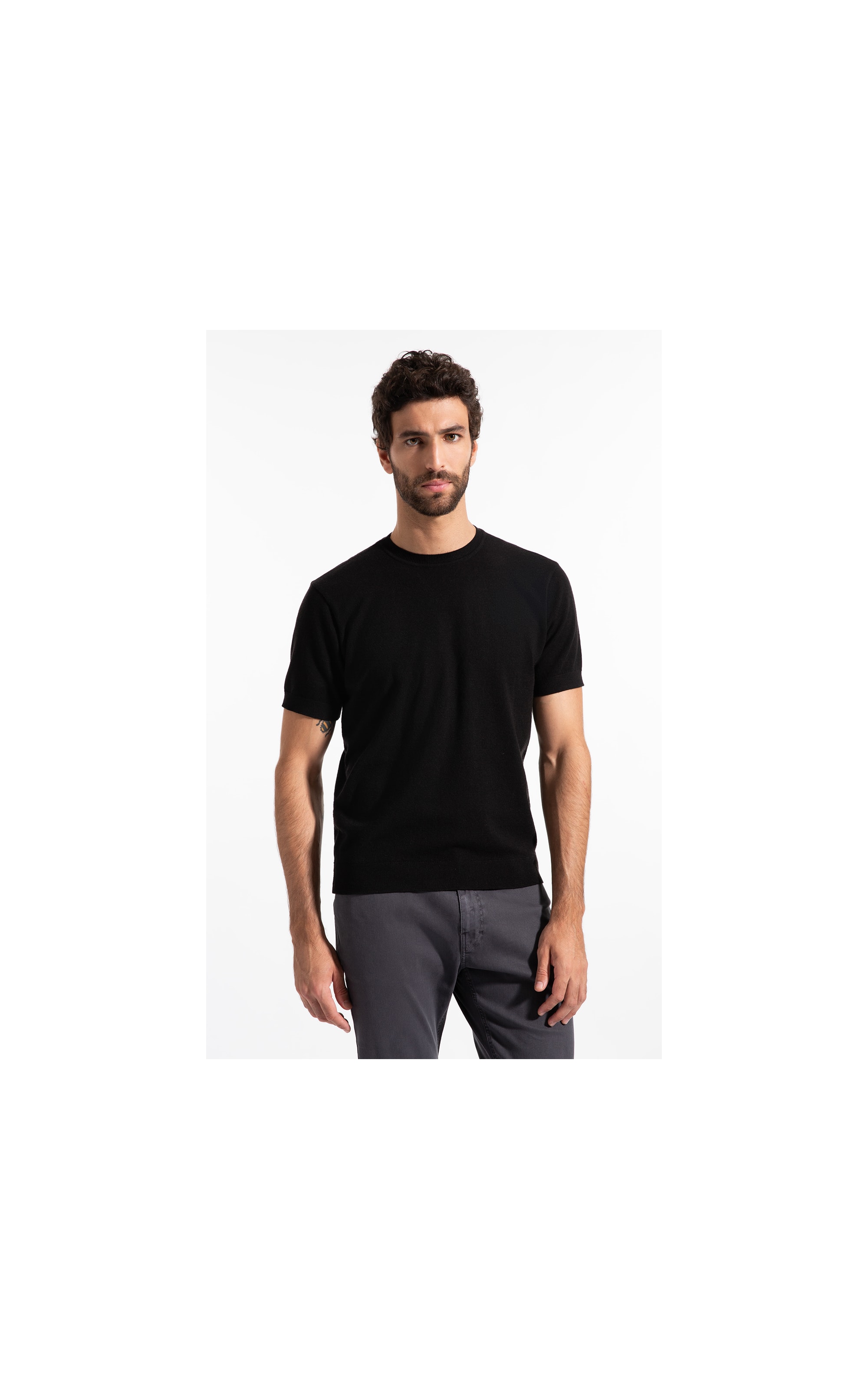 T-Shirt Mc Tricot Cashmere Like Preto