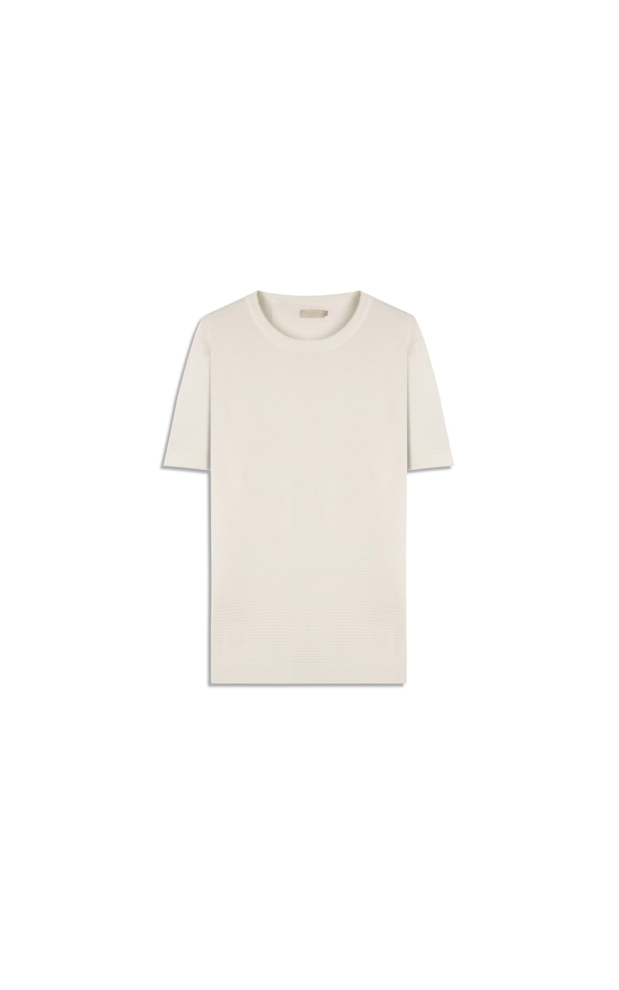 T-Shirt Mc Tricot Horizontal Chain Off White
