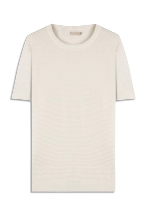 T-Shirt Mc Tricot Horizontal Chain Off White