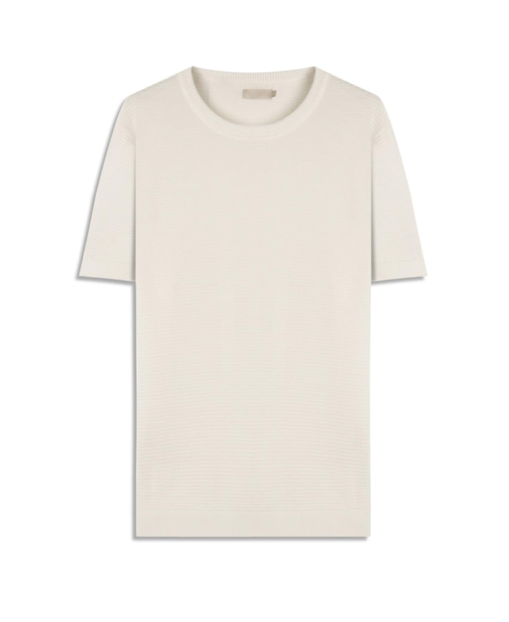 T-Shirt Mc Tricot Horizontal Chain Off White