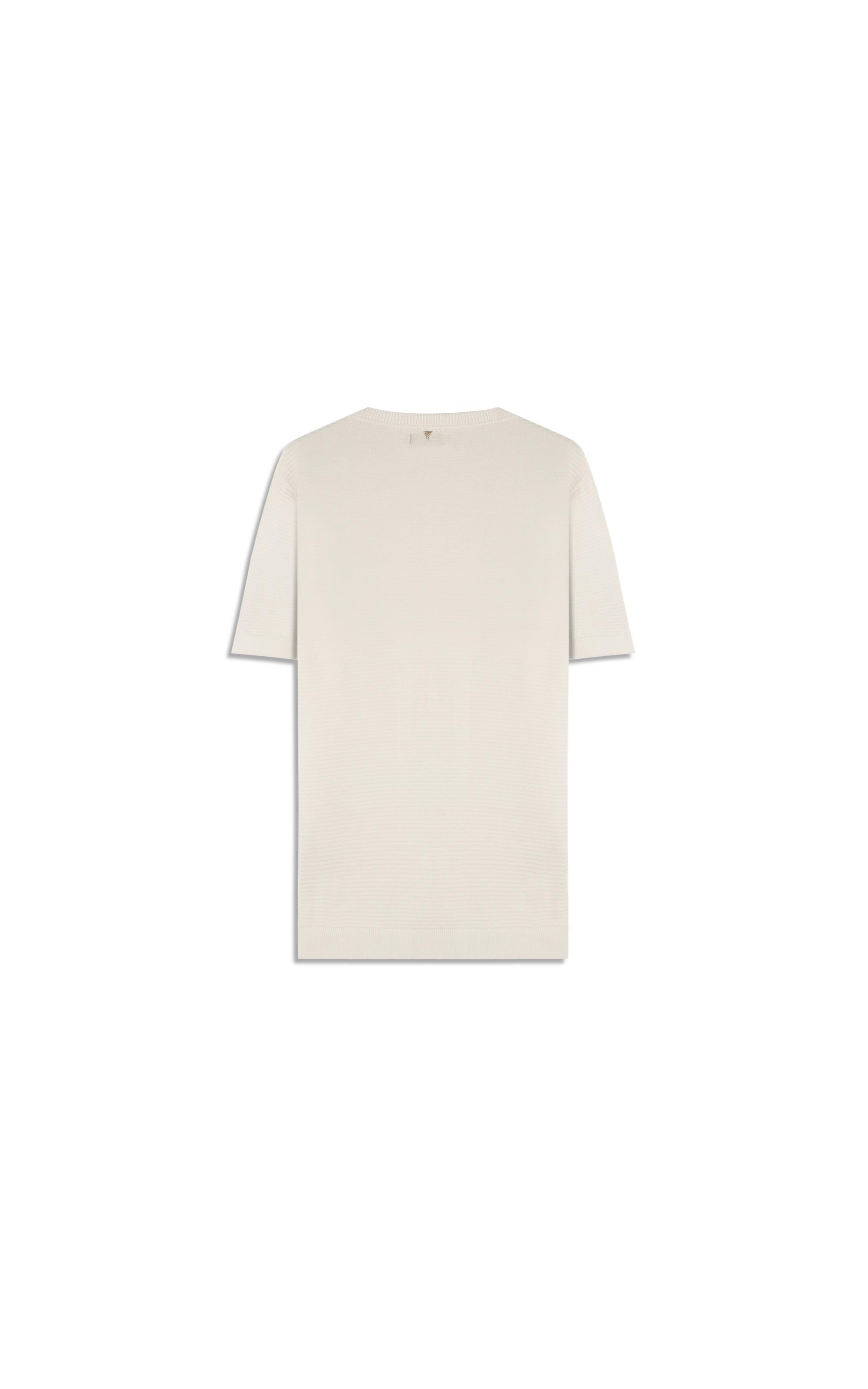 T-Shirt Mc Tricot Horizontal Chain Off White
