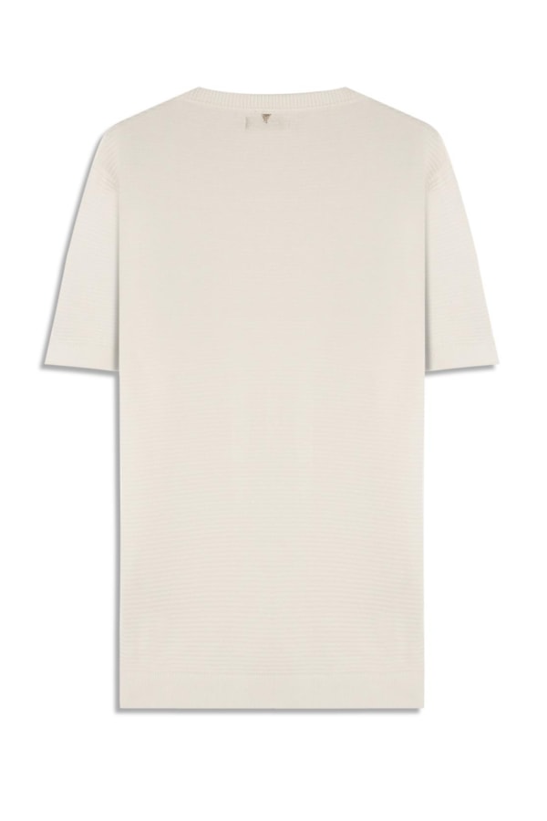 T-Shirt Mc Tricot Horizontal Chain Off White